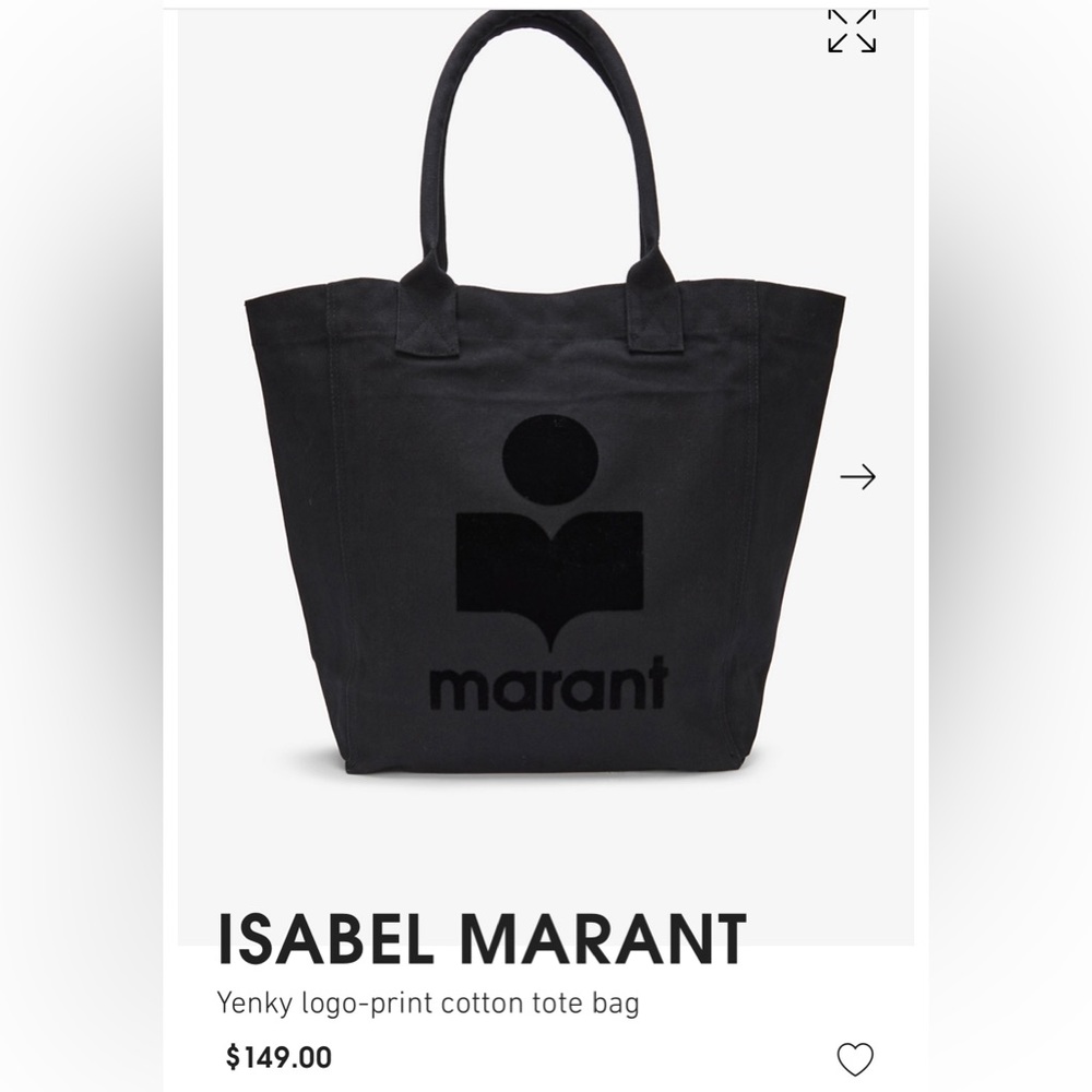 Isabel Marant Black Yenky Tote - Excellent Condition